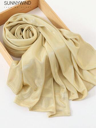 1 件柔软百搭休闲围巾/头带，适合所有季节