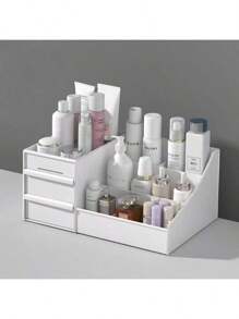 Makeup Organizer Box, Desktop Storage Stand, Rotating Pen Holder For Office Supplies And Cosmetic Brushes