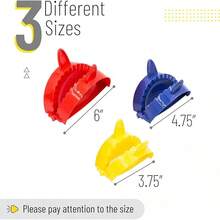 3 Pack, Empanada Press, Dough Press, Dumpling Press, Hand Pie Press, Mini Pie Press, Hand Pie Maker, Meat Pie Cutter, Pie Press, Pastry Press, Turnover Press - Assorted Colors 1 - View 6