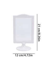 1/3 Khung ảnh dọc hai mặt, Khung ảnh tự đứng, Mỗi khung có thể chứa 2 ảnh, Khung ảnh dọc để bàn, Thích hợp cho tiệc sinh nhật, đám cưới, trang trí bàn ăn và đồ trang trí - Nhiều màu - Xem 4