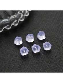 1 Box 2 Styles Earring Back Plug DIY Earring Hooded,5mm Women's Fashion Earrings,Earring Back Scrunchie Accessory