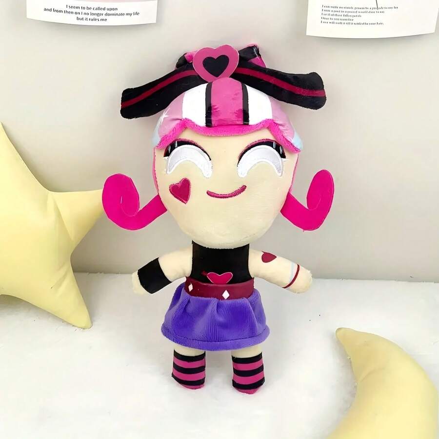 Cookie-Run Kingdom Plush Toys Shadow Milk Cookie Figurines Plush Doll Pillow Home Room Dormitory Decorations Set 9inch (10-Piece Set)