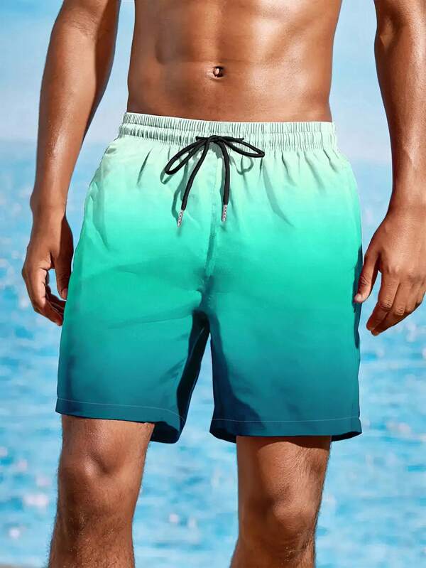Short ample décontracté pour hommes grande taille, imprimé 3D numérique, respirant et doux, pour vacances hawaïennes, plage et usage quotidien, style hawaïen