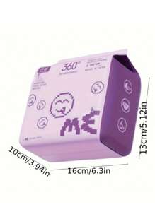 6 par nattbyxor för sinnesro, mensskydd för kvinnor för att förhindra sidoläckage - Rosa - Visa 2