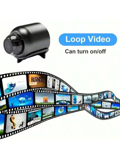 1pc/ Mini Slimme Camera, 2.4GHz Wireless WiFi Security Camera USB/Battery Powered, Portable Indoor/Outdoor Monitor Home, Office, Car Pet, AI Motion Tracking, Night Vision view 10