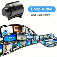 1pc/2pcs Mini Smart Camera, 2.4GHz Wireless WiFi Security Camera - USB/Battery Powered, Portable Indoor/Outdoor Monitor For Home, Office, Car And Pet, AI Motion Tracking, Night Vision - Black - View 10