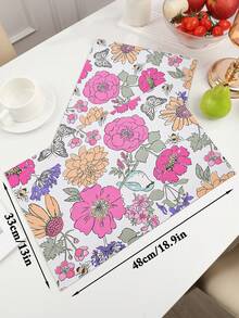 2 件简约多风格 PU 皮革餐垫，可水洗，易清洁，擦拭干净，防滑，餐桌垫，节日婚礼派对节日装饰