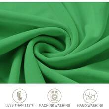 6 Pack Gold Spandex Folding Chair Covers In Stretch Washable Fabric Wedding, Party, Holidays, Celebration, And Other Special Events - Ngọc lục bảo - Xem 3