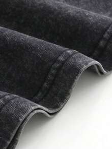 GLEC Child Of God, God Blesses You. Classic Retro Fashion Street Cross Jesus Popular Letter Pattern Print Boutique 230g Washed Cotton T-Shirt, Men's Summer High-Quality Printed Cotton Retro Fashion Retro Brand Loose, Soft And Comfortable Casual Multi-Color T-Shirt, Suitable For Outdoor Wear In Summer, With A Certain Thickness, Daily Wear And Friend Gifts, Back To School Gifts, Children's Gifts2025 - màu đen - Xem 4