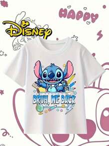 BRUH, WE BICK  Cartoon Pattern T-Shirt - Comfortable And Casual Short Sleeve Round Neck T-Shirt - Summer Fashion Carefully Designed Pattern