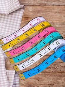 1/3/5pcs Modern Sewing Tape Measure, Multiple Colors Available, Precise Measuring Tool Suitable For Clothing Cutting, Fitness Measurement, DIY Crafts And More (Color Random)