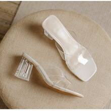 Women Home Slippers - 杏色7cm - 查看 2