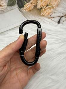 1 件高品质加厚 8CM 可锁 D 型环登山扣螺丝螺母夹，彩色铝合金 D 型扣