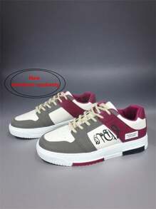2025 New Spring/Summer Versatile Student Flat Board Shoes Men Casual Sports Sneakers (Shoelaces Random Style)