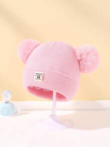 3 件套婴儿冬帽套装 - 适合幼儿男孩和女孩的柔软针织帽，保暖婴儿帽 - 彩色 - 查看 10