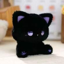 1 件 20252 新款 Emo 呆猫可爱呆萌毛绒公仔玩偶填充动物泰迪熊，异色，儿童玩偶，生日和节日礼物 - 彩色 - 查看 8