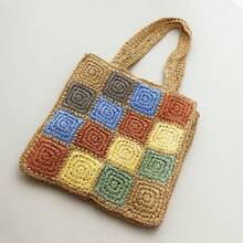 Women Shoulder Bags - 卡其色混合色 - 查看 2