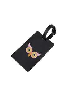 1 pezzo Etichetta bagaglio con motivo gufo cartoni animati, etichetta bagaglio in PVC, etichetta bagaglio per crociera, etichetta bagaglio personalizzata, etichetta bagaglio carina, etichetta bagaglio, etichetta identificativa bagaglio, scheda indirizzo carta d'imbarco, etichetta portatile, etichetta appendibile per borsa, etichetta appendibile portatile per bagaglio, etichetta bagaglio scrivibile, etichetta indirizzo, etichetta portatile carta d'imbarco, articoli essenziali per il bagaglio