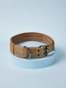 PETSIN 1pc Adjustable Nylon Dog Collar, Military Tactical Training Dog Collar With  Patch Panel, Suitable For Medium & Large Dogs