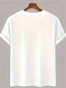 Women's T-Shirt Men's T-Shirt Printed Side By 1990 Style Woman Summer Oversized T-Shirt - 白色 - 查看 3