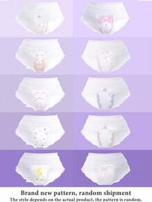 5/10/30pcs, Sanitary Napkins, Night-Time Pant-Type Sanitary Napkins, Disposable, Extremely Thin And Breathable, Instantly Soft, Also Suitable For Postpartum Women, The Elderly - White - View 12