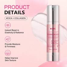 KOEC 100根微针胶原蛋白精华，紧致保湿，打造柔嫩透亮肌肤，粉色精华，强韧肌肤 - 粉色 - 查看 2