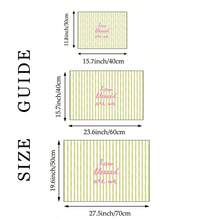 1 幅绿色和粉色彩色基督教壁画，我们如何敬虔印刷帆布画，绿色条纹海报，可爱少女装饰，卧室客厅公寓宿舍房间装饰，送给她的礼物，无框或带框 - 彩色 - 查看 6