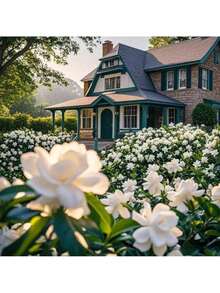 Growing Rapidly Premium Gift Seeds Fragrant Gardenia Seeds For Backyard Plantings Easy-To-Maintain Evergreen Shrub, Easy-To-Grow Flowers | Cottage Garden Decor, Drought Tolerant (100 Pcs) - 100PCS - 查看 5