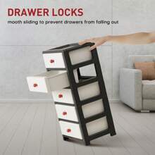 Wevalley Schubladenschrank aus Kunststoff