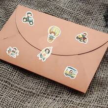 SCXXBSW 500 Sheets/Roll Cartoon Fun And Exquisite Roll Stickers DIY Decoration Guitar Notebook Table Waterproof Stickers - Multicolor - View 5