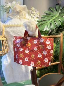 10件装圣诞节日礼品包装，手提袋，塑料包装，购物袋，节日平安夜纪念品，红色塑料圣诞礼品袋 - 耐用节日手提袋，适合送礼、购物和派对礼品。非常适合圣诞节、新年、情人节、复活节和其他节日场合。 - 彩色 - 查看 14