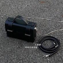 High Quality Small Black Bag Small Square Bag Messenger Shoulder Bag Messenger Bag Bag - màu đen - Xem 6