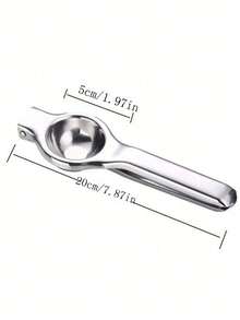 1 Piece Stainless Steel Manual Lemon Juicer, Pomace Separator, Household Juicer, Electricity-Free Juicer For Living Room, Kitchen