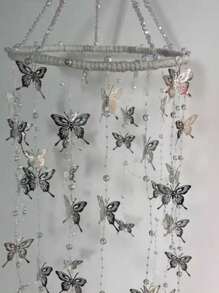 1 Set Handmade Butterfly Wind Chime DIY Kit, Includes All Materials, Perfect Gift For Friends, Family, Women, Birthday Party, Halloween, Christmas