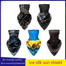 1pc Polyester Camouflage Arm Sleeve, Casual Summer Sun Protection Arm Cover, Breathable Outdoor Fishing UV Protection Arm Sleeve, Camouflage Face Mask Neck Gaiter For Men And Women - Men's Arm Sleeves - View 9