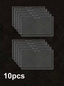 10 قطع أكياس حماية بطاقات مصنوعة من البي في سي المقاوم للماء - سمك 31 مم ، شفافة ناعمة ، مناسبة لبطاقة الضمان الاجتماعي وبطاقة التأمين الطبي وبطاقة الائتمان ، بطراز بوهيمي