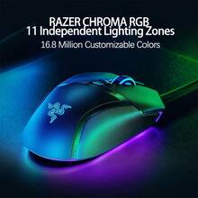 Basilisk V3 Gaming Wired Mouse Intelligent Adaptive Scroll Wheel + High-Precision Optical Sensor Zero-Latency Gaming Experience Professional Player Response Speed - Black - View 6