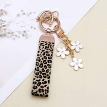 1 pieza Llavero de muñeca con diseño pintado a la moda y colgante decorativo, 1 pieza que contiene todas las llaves, excelente para colgar en bolsos, puertas de autos y talla grande!