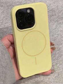 奢华磁吸软硅胶手机壳，兼容 17/16/15/14/13/12/11 Pro Max Plus，支持磁吸无线充电，防震保护套