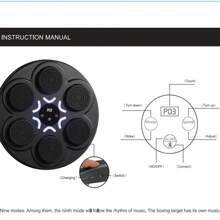 BENBO拳击靶，健身拳击及武术器材，蓝牙升级版，男女通用，含音乐拳击训练器。壁挂式设计，节省空间，适合家庭使用，是圣诞节、新年、感恩节及其他节日的理想礼物。