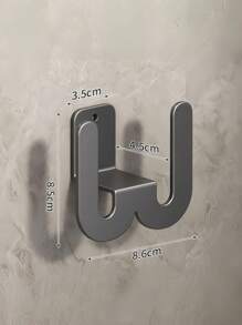 1 件带胶带的壁挂式鞋架、浴室拖鞋架、无需钻孔的壁挂式卫生间门挂钩、鞋子收纳架、浴室挂件、防水挂钩、多色浴室拖鞋挂钩