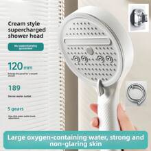 3pcs/Set Fish Scale Patterned High Pressure Shower Head Kit - ABS Large Panel 5-Setting Adjustable + 1.5m Hose + No-Drill Bracket | Home Bathroom Hot Water Heater Showerhead | Hotel & Homestay Grade Quality - Multicolor - View 13