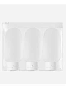 4/3 Pieces Of Silica Gel Skin Care Cosmetics Shampoo Bath Gel Storage Bag Sample Sub Packaging Bottle Bag, Portable Travel Sub Packaging Set, Empty Bottle Facial Cleanser Skin Care Products Hand Cream Sub Packaging Bottle, PE Plastic Extrusion Lotion Bottle, Travel Sub Packaging Set,Reusable Bottle Set For Travel, Lotion Shampoo Bath Gel Filling Bottle, Portable Cosmetics Liquid Container Tool, Reusable