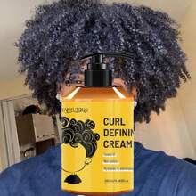 9.47 Oz Argan Oil Curl Defining Cream, Exclusive For Men, Anti-Frizz, Enhanced Elasticity, Moisturizing, Long-Lasting Hair Care Products, Suitable For Dry And Curly Hair, Castor Oil Curl Defining Cream, Excellent Edge Control For Hair Styles, Create Gorgeous Hair.