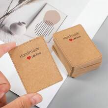 Femtindo 150 Pack Earring Cards For Jewelry Packaging DIY Earrings Holder Display Card With Bag For Studs Selling (White(Earring Card), 5x6.5cm) - Brown(Earring Card) - View 4