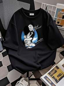 180g Pure Cotton ROD STEWART 1979 Style CONCERT T Shirt Light Blue Size S 5XL LI586 Summer Soft Versatile Casual Stretched Print Round Neck Short Sleeve Comfortable Slightly Fashion For Women Streetwear Graphic Designer Clothes Top For Everyday Wear Unisex Breathable Stylish Men