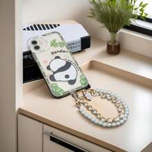 1 Set Fashion Pearl Extension Chain, Sakura & Camellia Flower Phone Lanyard, Water Cup Lanyard, Handbag Strap Chain