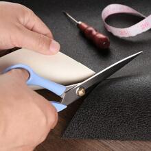 Heavy Duty Fabric Sewing Scissors, Multi-Purpose Tailor Shears, Stainless Steel Ultra Sharp Blades For Textile Crafts, Comfortable Grip With Protective Cover