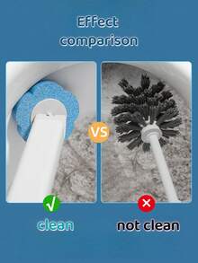 1个一次性马桶刷/替换刷头，一次性马桶清洁系统，带可替换刷头，香氛清洁刷头，带收纳盒，夏季清洁必备，适用于浴室、卫生间、厨房、宿舍、返校用品