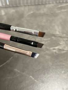 1/3 pezzi Pennello per sopracciglia, Pennello per ciglie, Doppia testina, Pennello professionale per sopracciglia angolato doppio e pettine per ciglie, Pennello per eyeliner, Bacchette per mascara, Accessori per il trucco per estensioni di ciglie e sopracciglia, Strumenti per il trucco per un facile trasporto, Trucco, Economico, Decorazione della stanza, Toeletta, Viaggio, Camera da letto, Accessori per il trucco